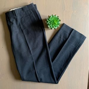 Banana Republic Tailored Slim Fit Navy Wool Pants